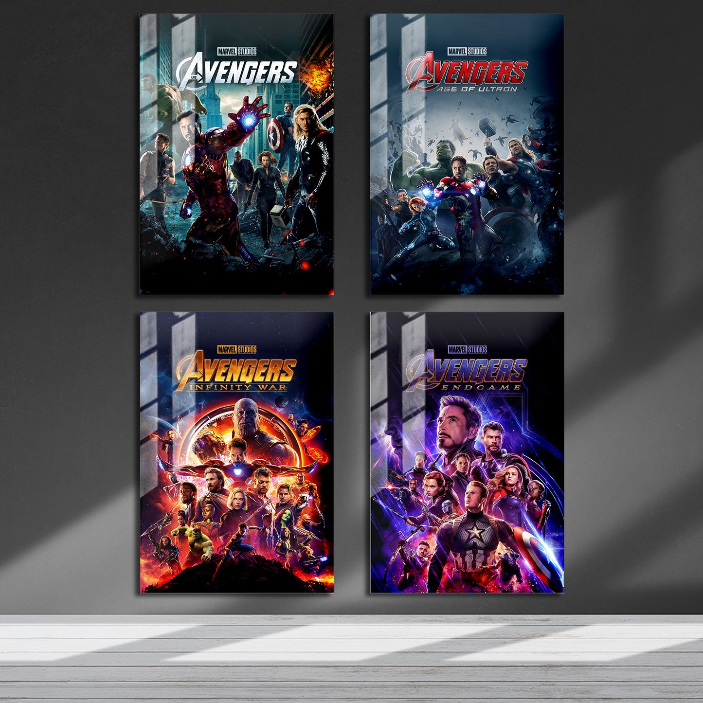 Avengers MCU Series Metal Poster Set