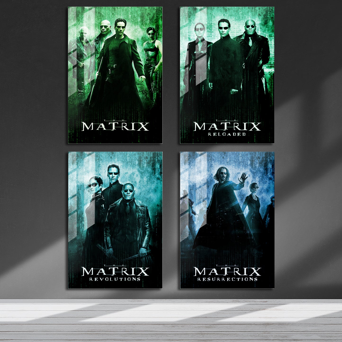 The Matrix Series Metal Poster Set
