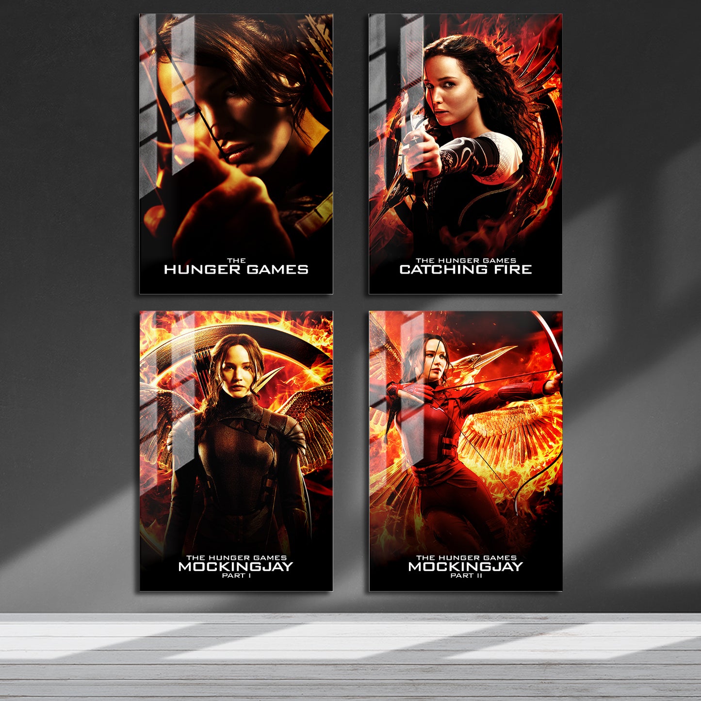 The Hunger Games Series Metal Poster Set