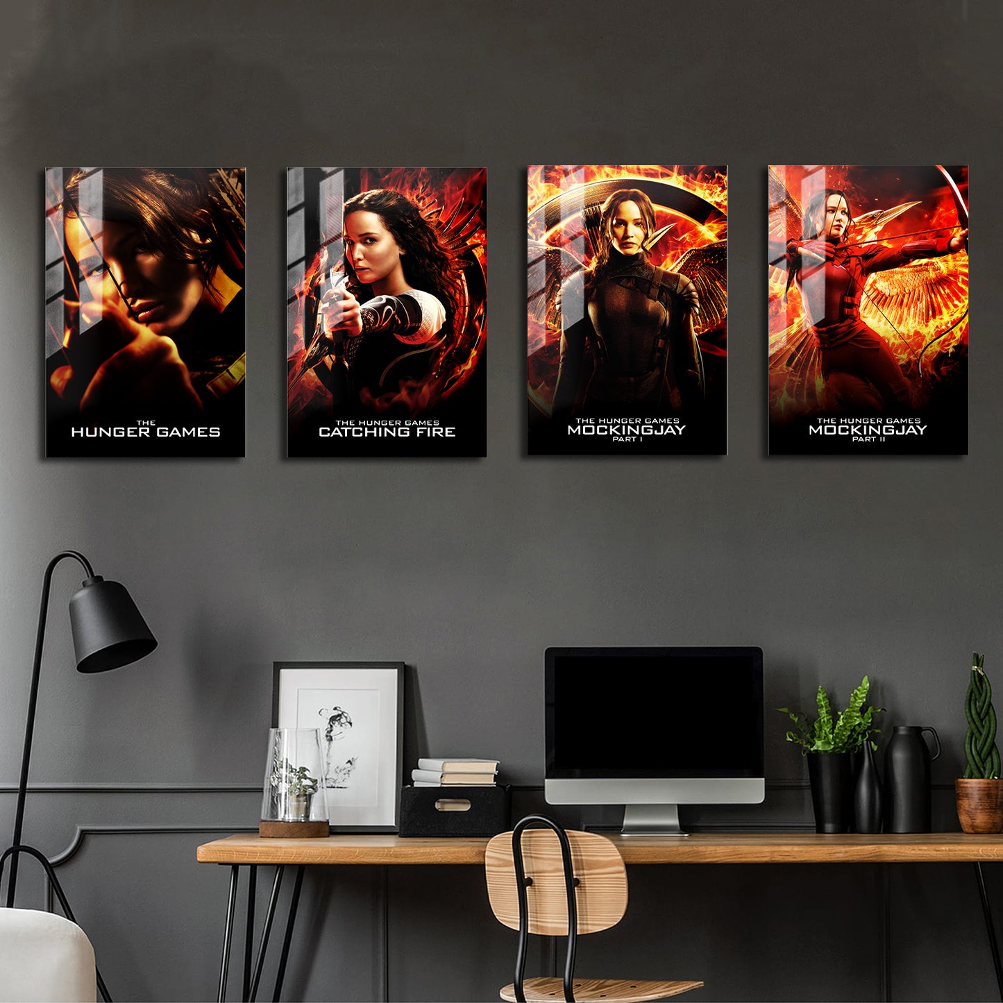 The Hunger Games Series Metal Poster Set