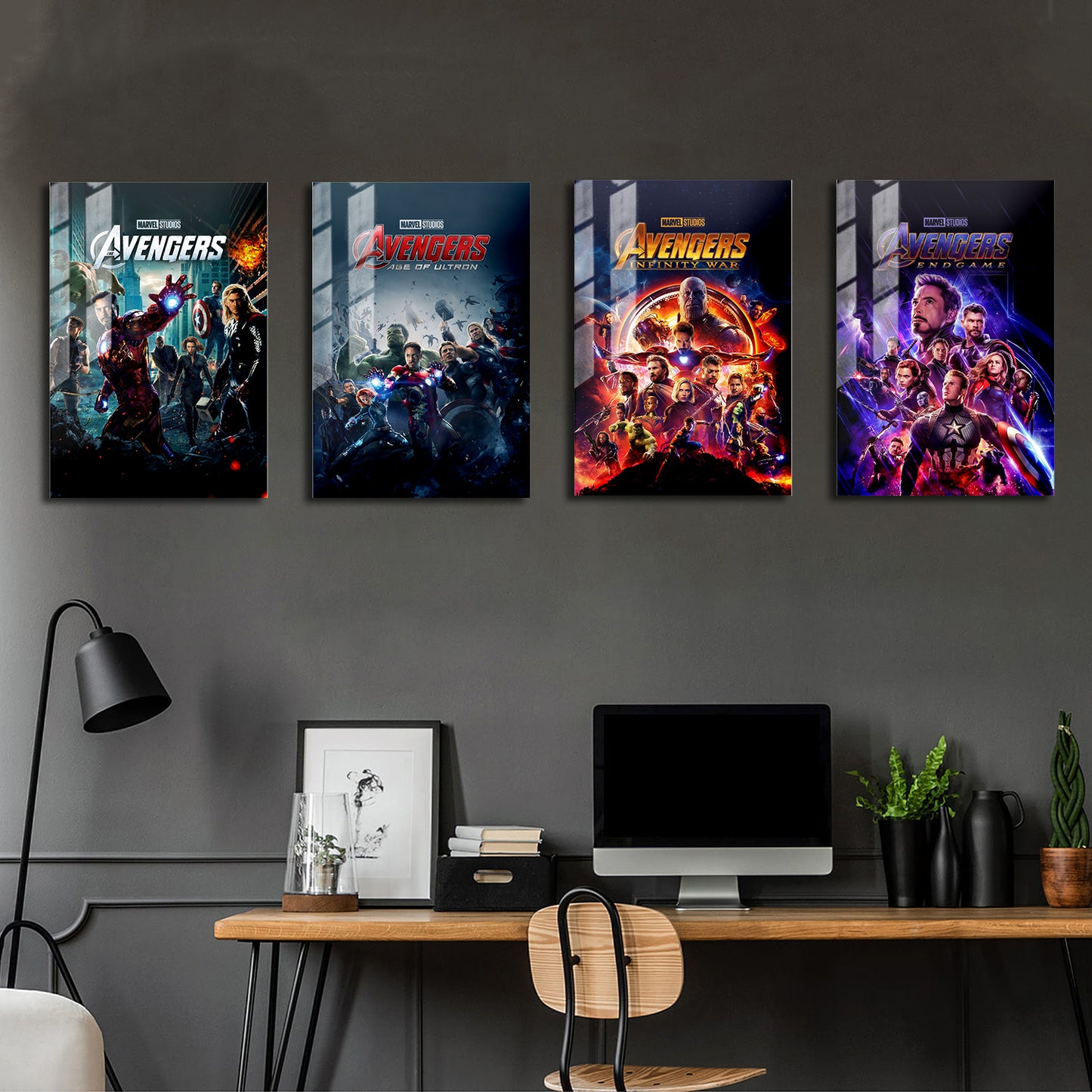 Avengers MCU Series Metal Poster Set