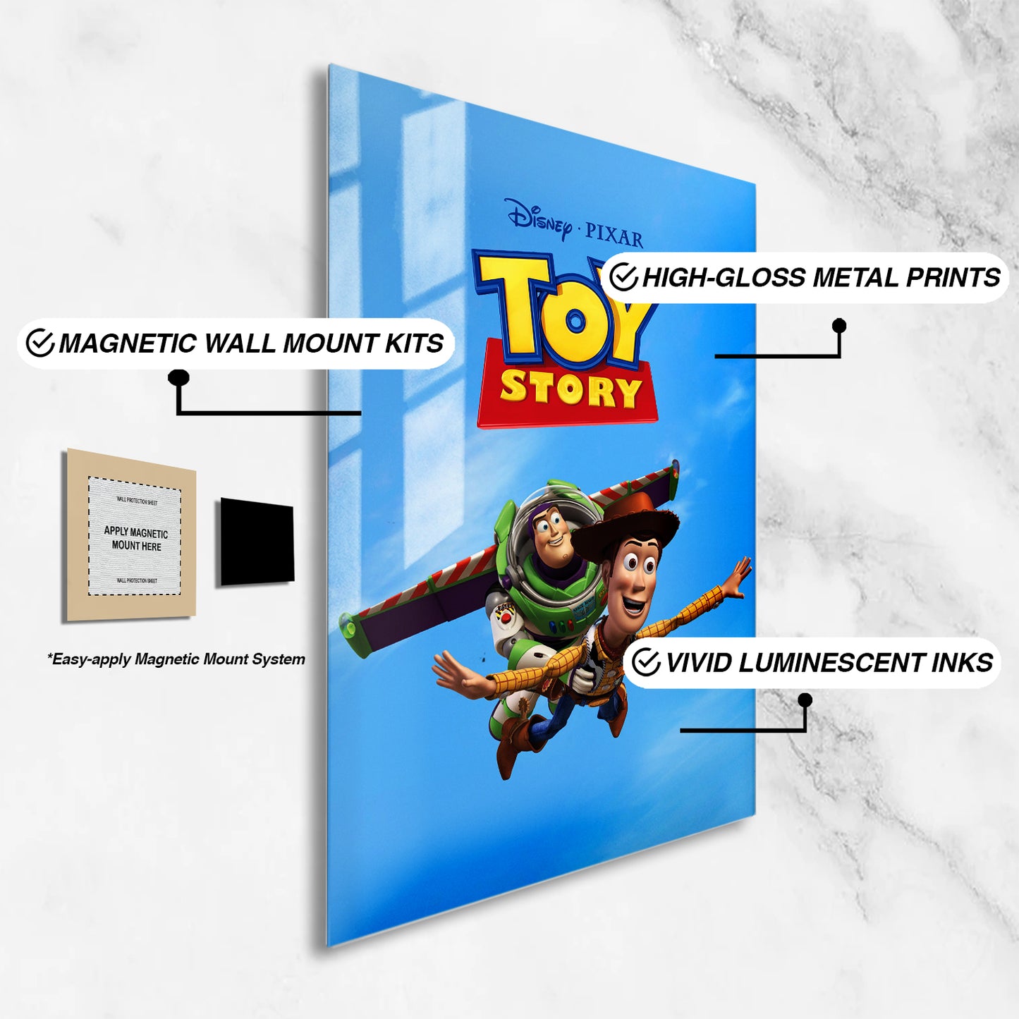 Toy Story Series Metal Poster Set