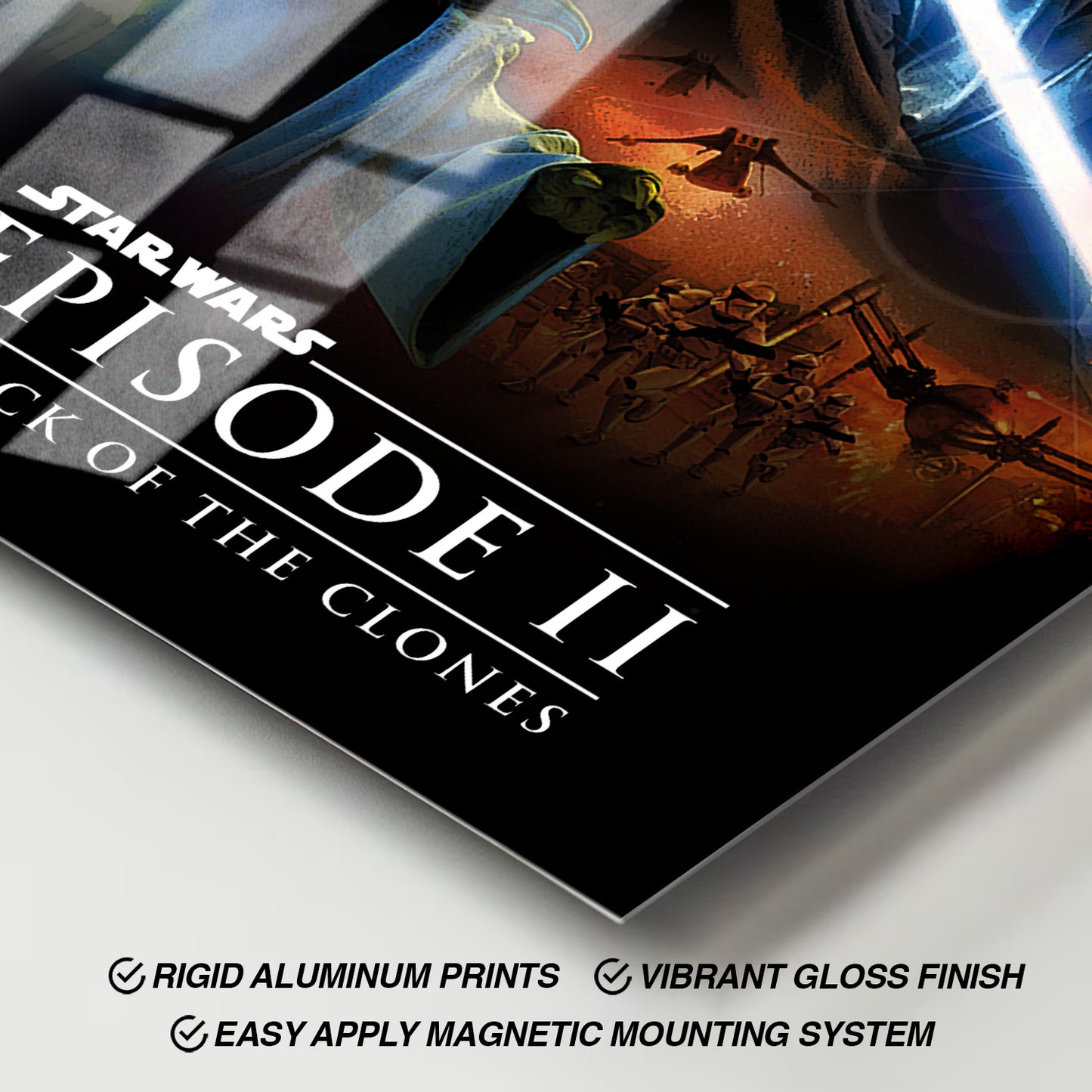 Star Wars Episode 1-3 Trilogy Metal Poster Set