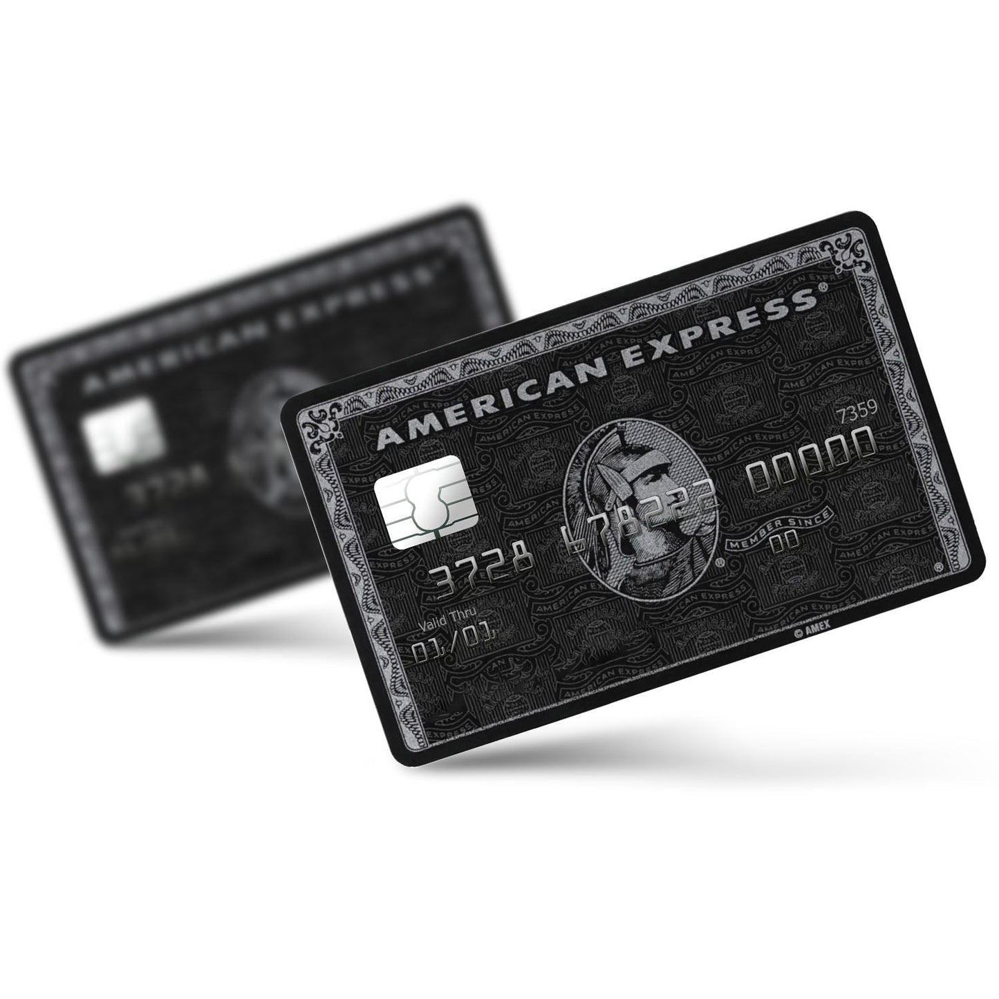Flex Designs Credit Card Black Centurion American Express Full Skins - Meme Credit Card & Debit Card Skin