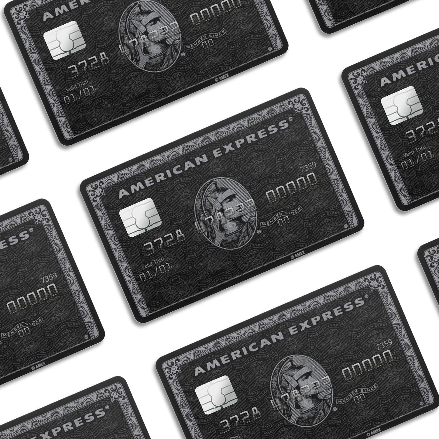 Flex Designs Credit Card Black Centurion American Express Window Skins - Meme Credit Card & Debit Card Skin