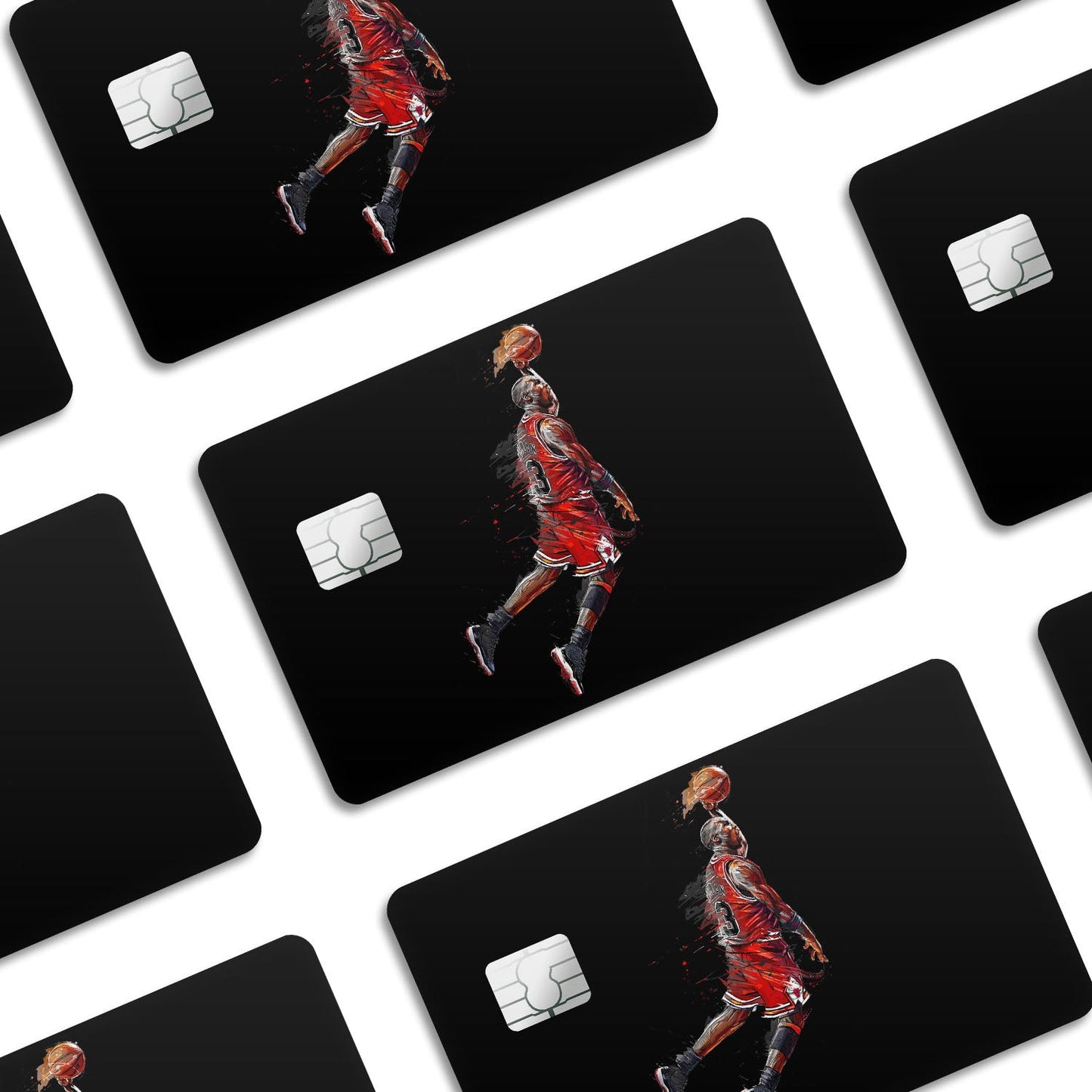 Flex Designs Credit Card Michael Jordan Window Skins - Sports Basketball Credit Card & Debit Card Skin
