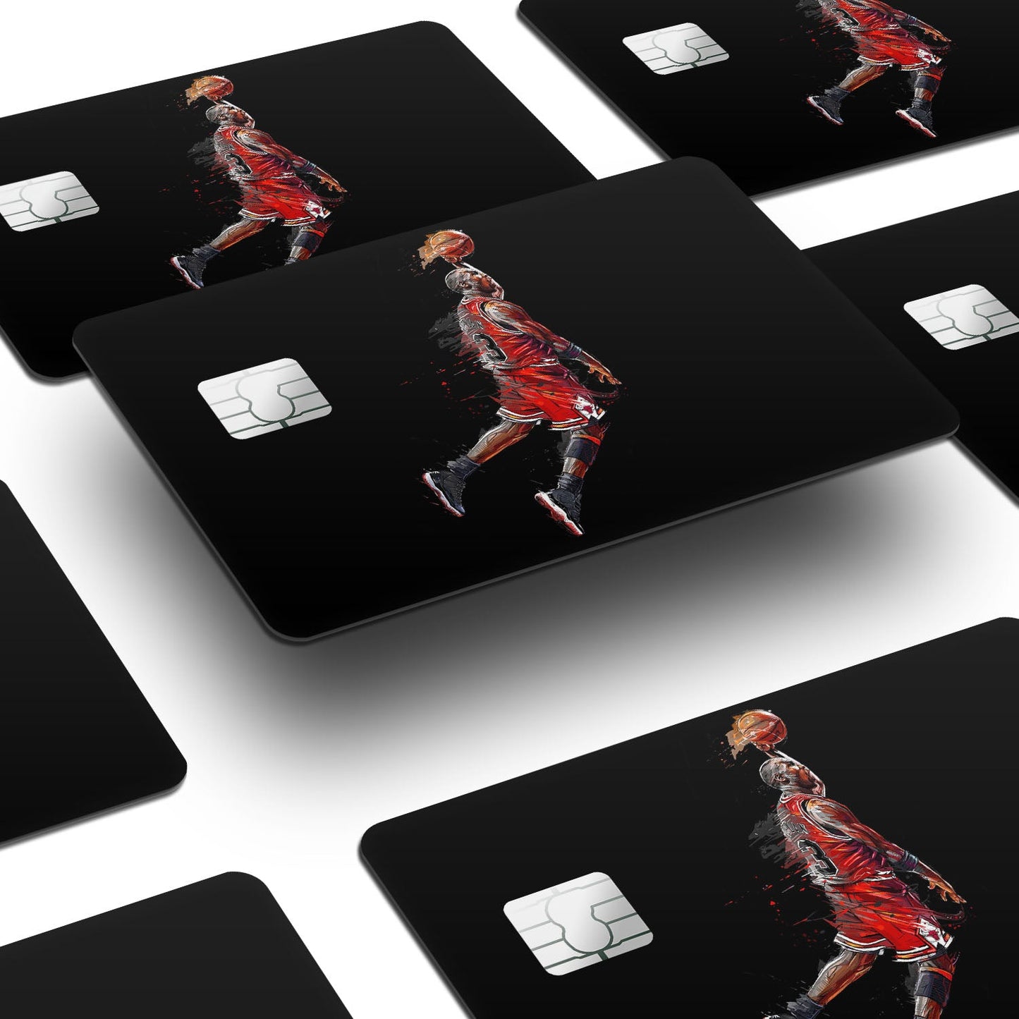 Flex Designs Credit Card Michael Jordan Window Skins - Sports Basketball Credit Card & Debit Card Skin