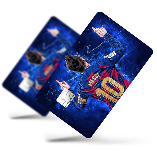 Flex Designs Credit Card Messi #10 Full Skins - Sports Soccer Credit Card & Debit Card Skin