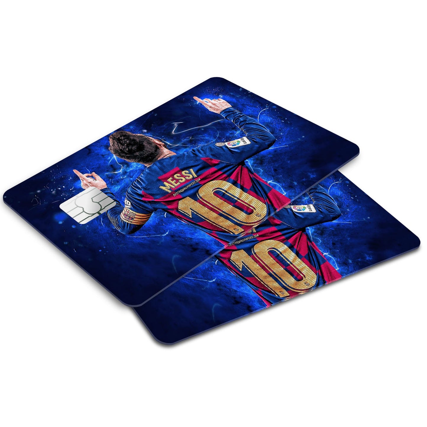 Flex Designs Credit Card Messi #10 Window Skins - Sports Soccer Credit Card & Debit Card Skin