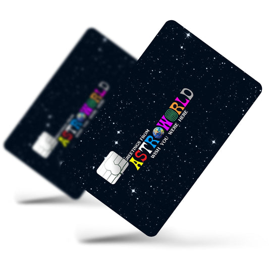 Flex Designs Credit Card Travis Scott Astroworld Full Skins - Artist Credit Card & Debit Card Skin
