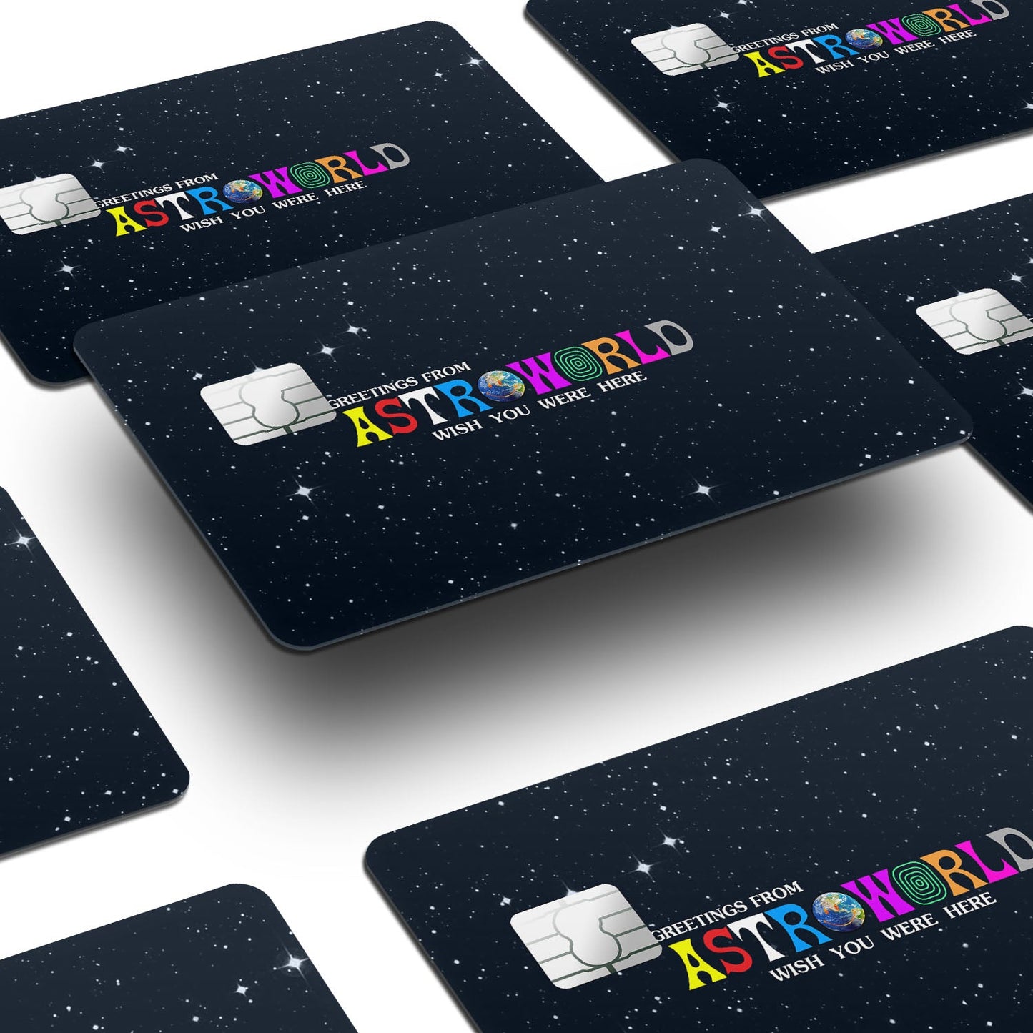 Flex Designs Credit Card Travis Scott Astroworld Window Skins - Artist Credit Card & Debit Card Skin