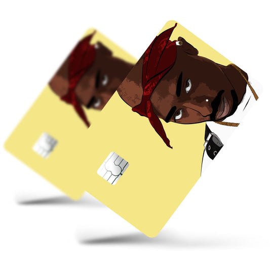 Flex Designs Credit Card Tupac Full Skins - Artist Credit Card & Debit Card Skin
