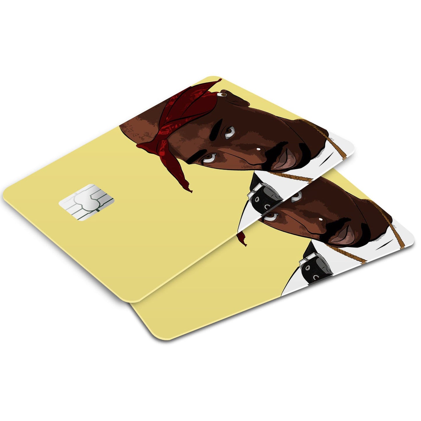 Flex Designs Credit Card Tupac Window Skins - Artist Credit Card & Debit Card Skin