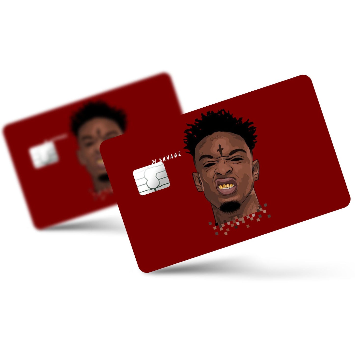 Flex Designs Credit Card 21 Savage Full Skins - Artist Credit Card & Debit Card Skin