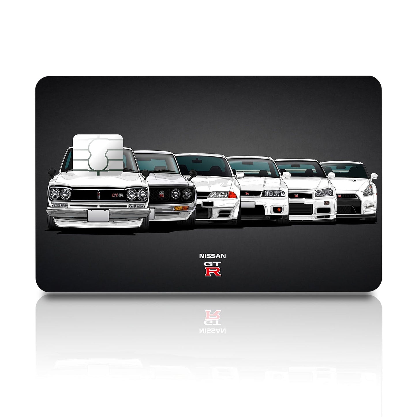 Flex Designs Credit Card Nissan GTR Full Skins - Cars Credit Card & Debit Card Skin