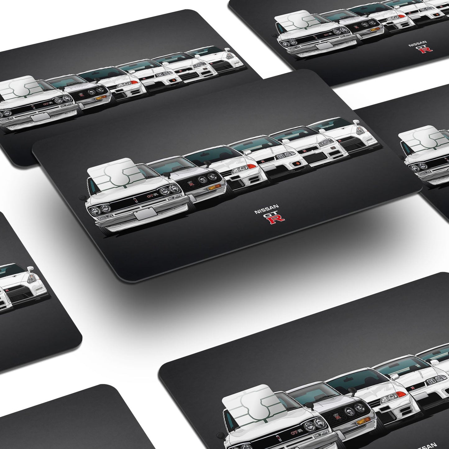 Flex Designs Credit Card Nissan GTR Window Skins - Cars Credit Card & Debit Card Skin