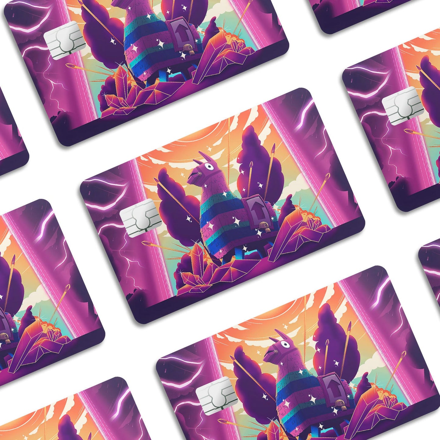 Flex Designs Credit Card Supply llama Window Skins - Gaming Fortnite Credit Card & Debit Card Skin