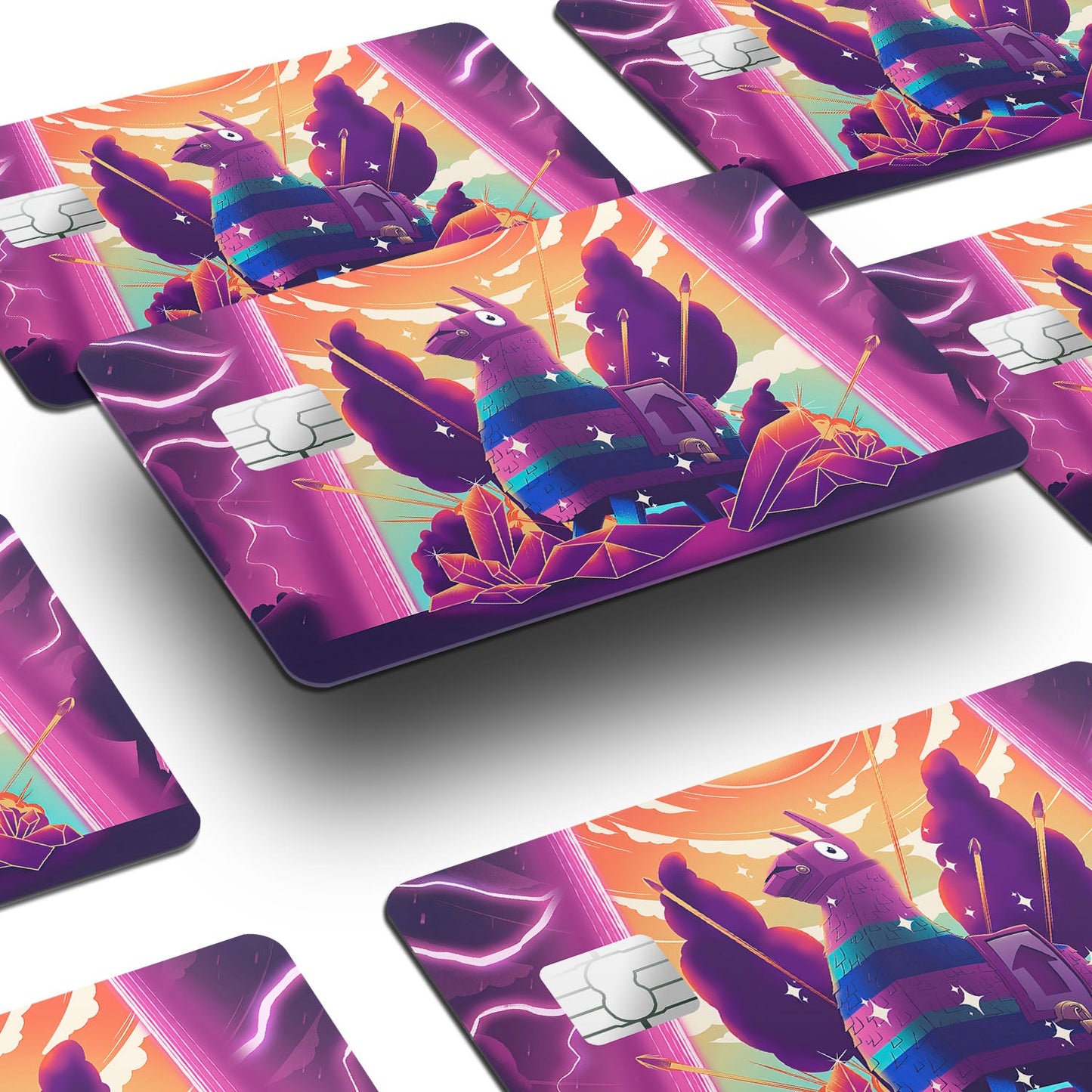 Flex Designs Credit Card Supply llama Window Skins - Gaming Fortnite Credit Card & Debit Card Skin