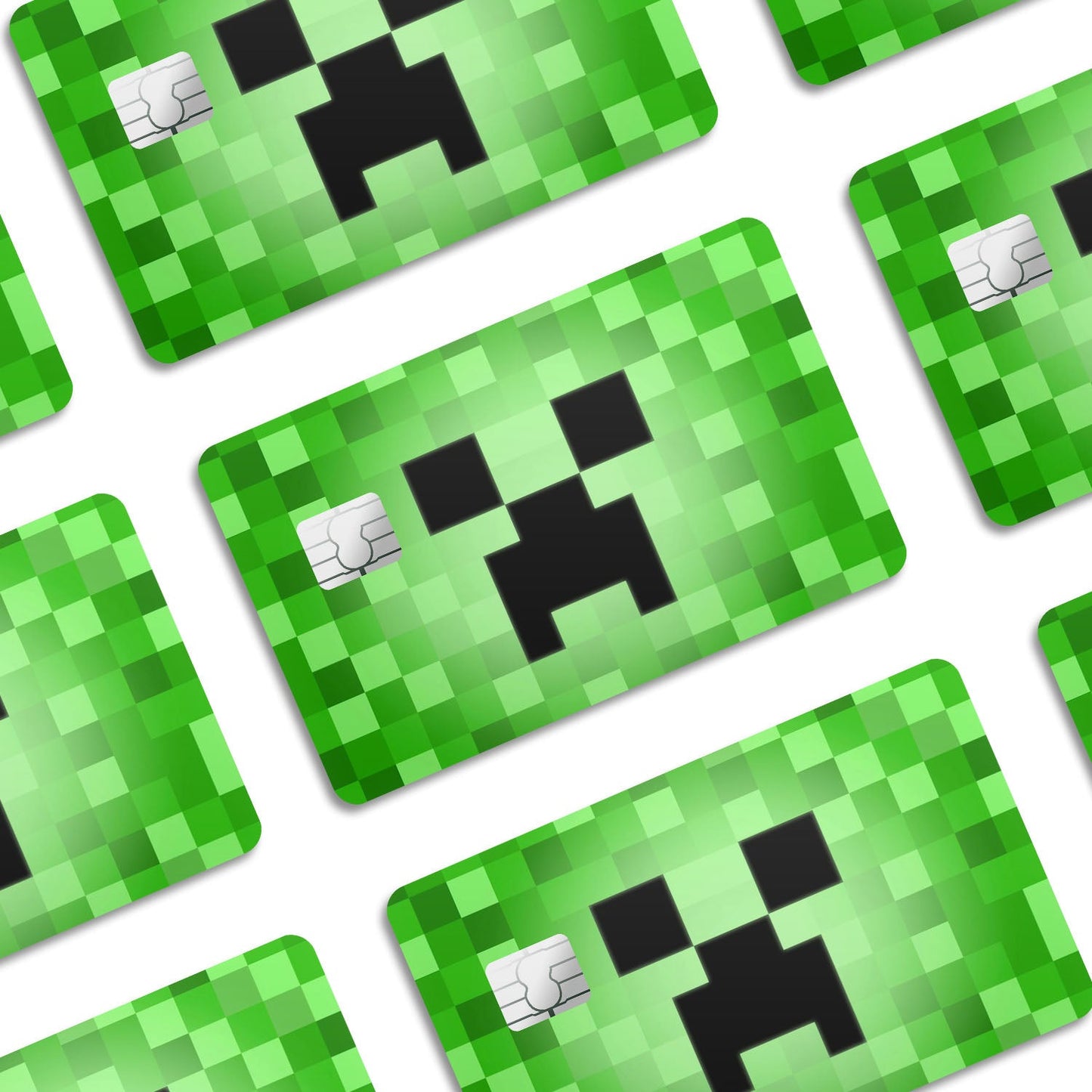 Flex Designs Credit Card Minecraft Creeper Window Skins - Gaming Minecraft Credit Card & Debit Card Skin