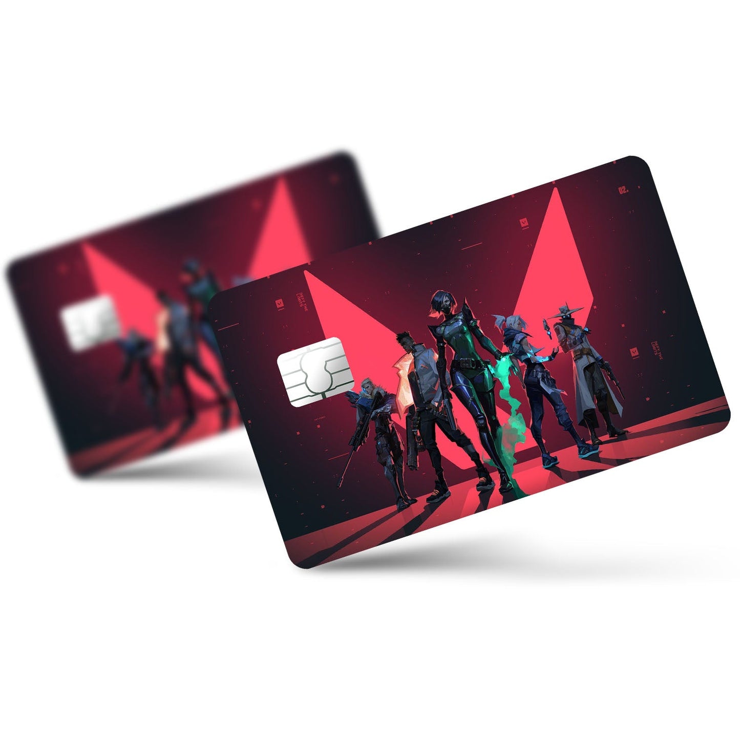 Flex Designs Credit Card Valorant Full Skins - Gaming Valorant Credit Card & Debit Card Skin
