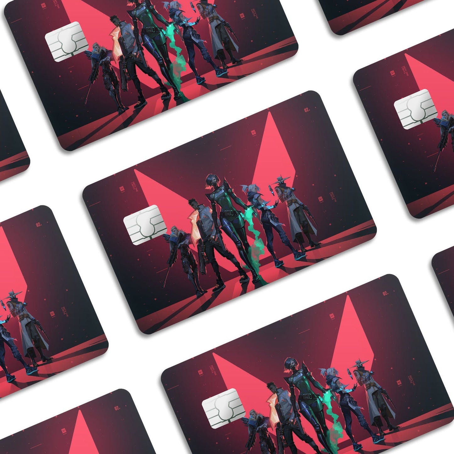 Flex Designs Credit Card Valorant Window Skins - Gaming Valorant Credit Card & Debit Card Skin