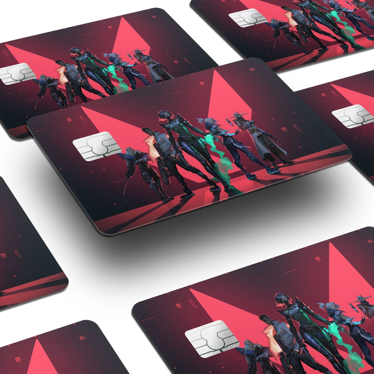 Flex Designs Credit Card Valorant Window Skins - Gaming Valorant Credit Card & Debit Card Skin
