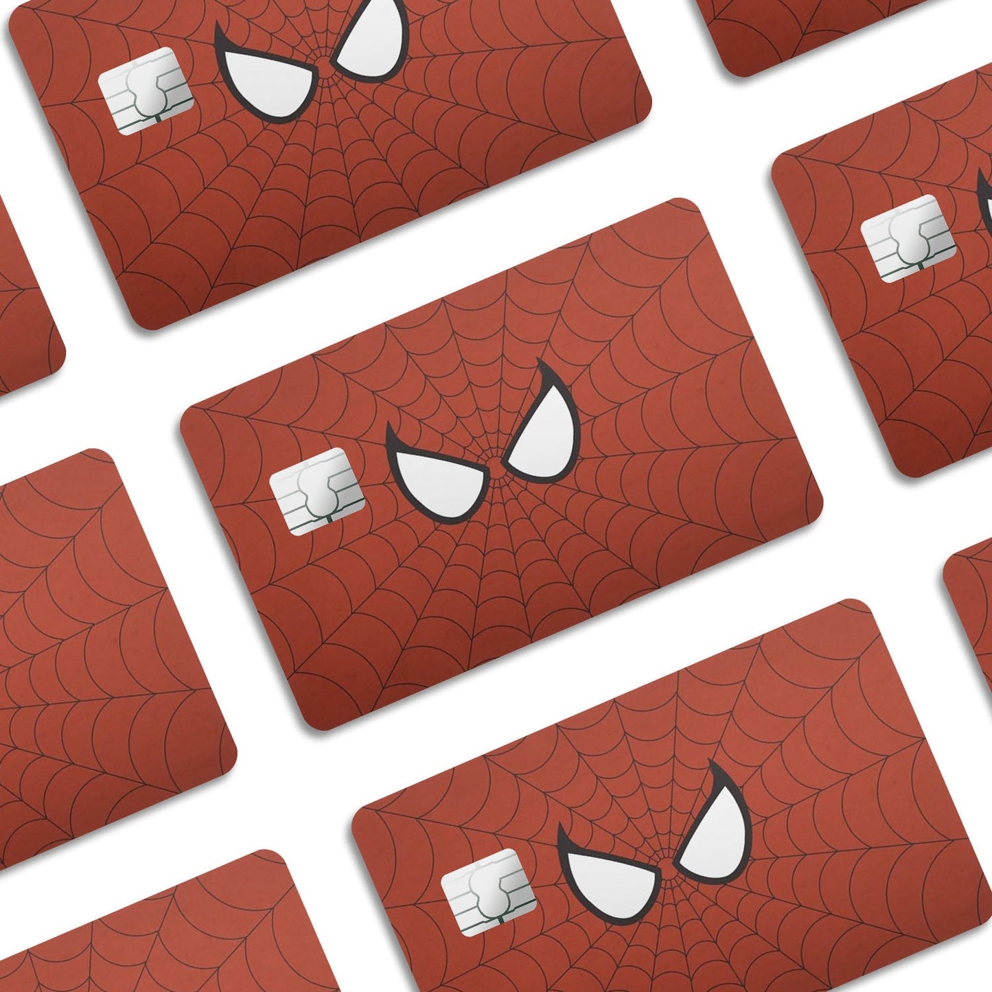 Flex Designs Credit Card Spiderman Face Window Skins - Superhero Spiderman Credit Card & Debit Card Skin