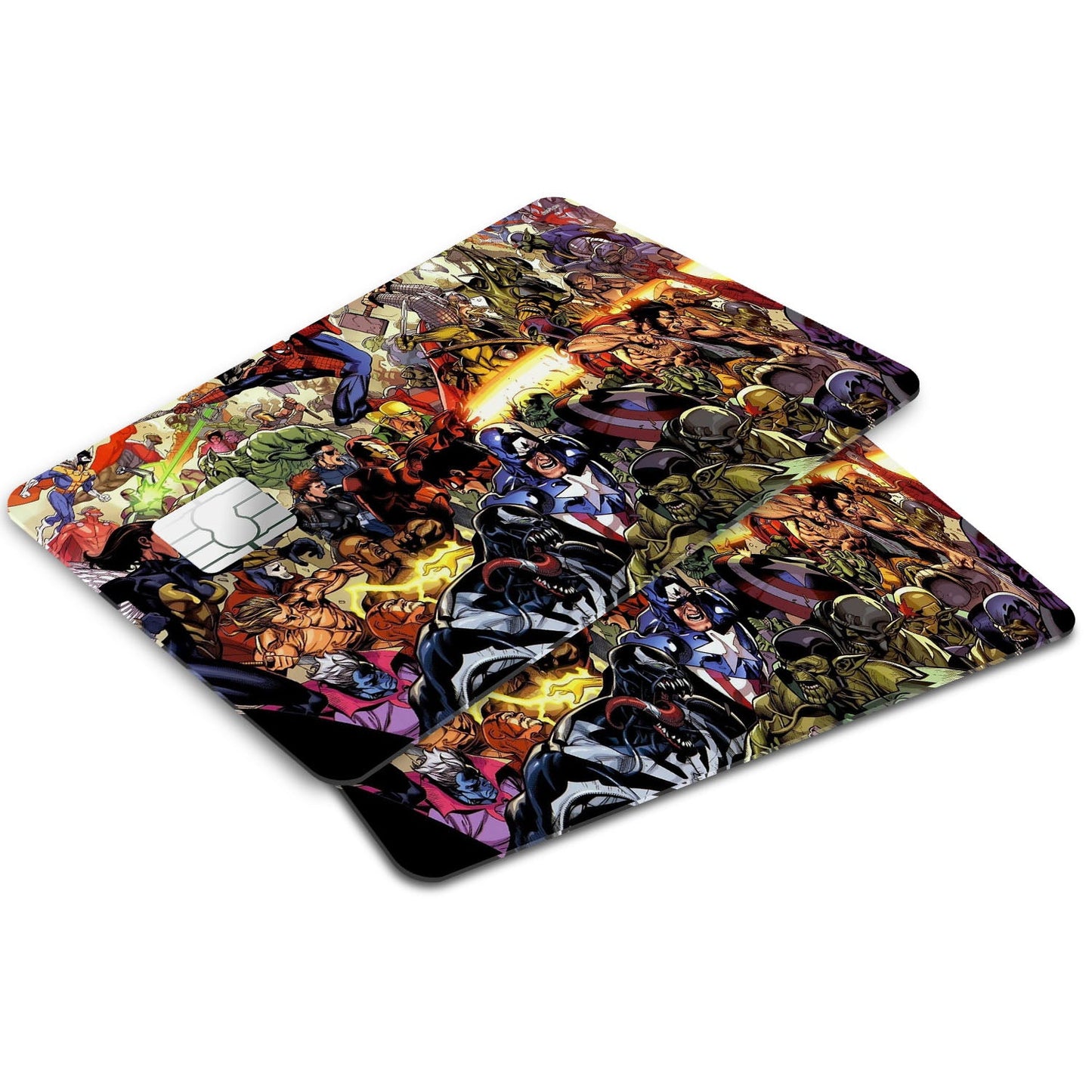 Flex Designs Credit Card Marvel Comics Window Skins - Superhero Marvel Credit Card & Debit Card Skin