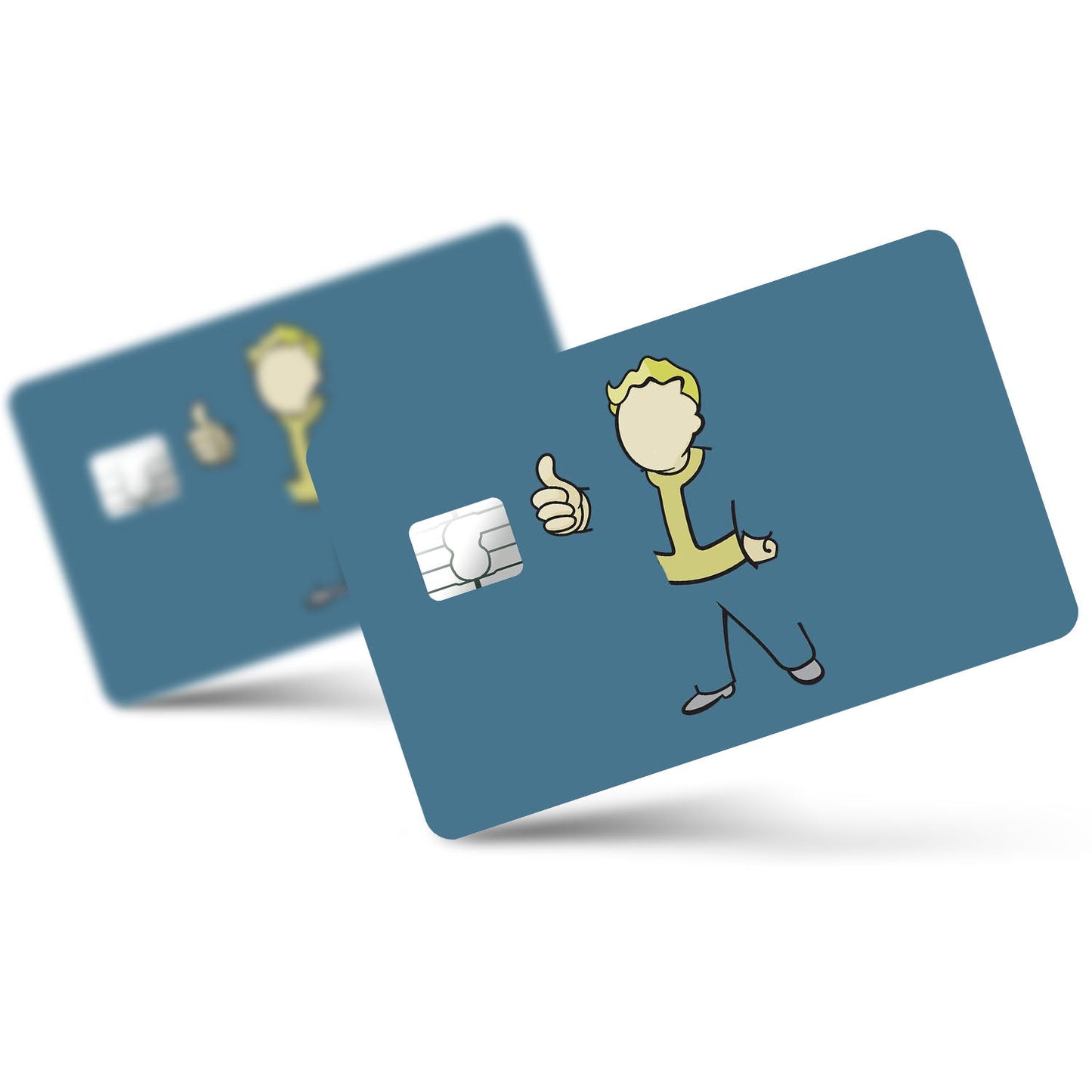 Flex Designs Credit Card Vault Boy Full Skins - Gaming Fallout Credit Card & Debit Card Skin