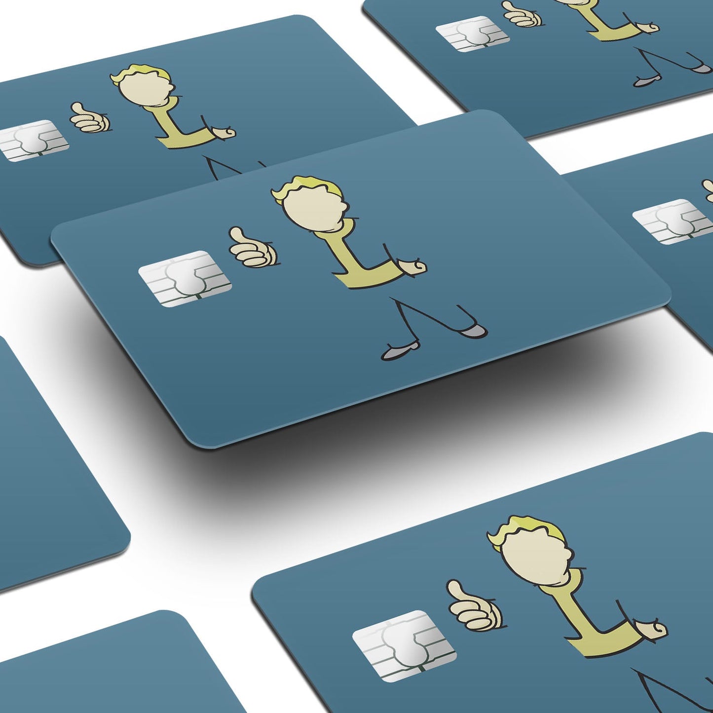 Flex Designs Credit Card Vault Boy Window Skins - Gaming Fallout Credit Card & Debit Card Skin