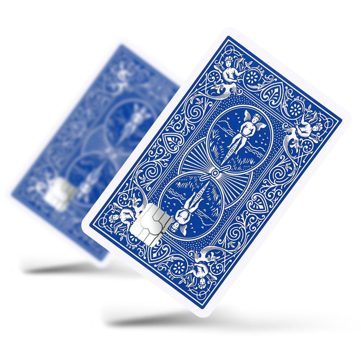 Flex Designs Credit Card Bicycle Playing Card Blue Full Skins - Meme Credit Card & Debit Card Skin