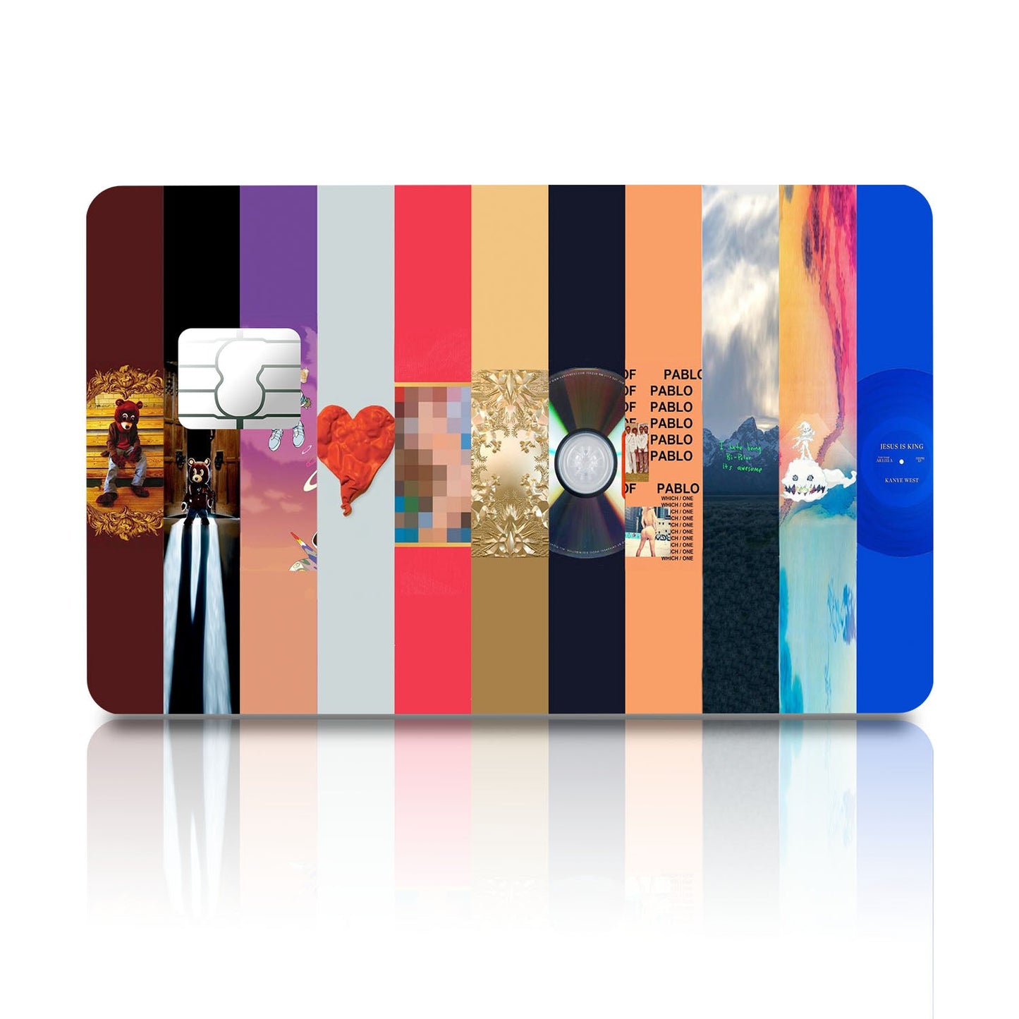 Flex Designs Credit Card Kanye West Albums Full Skins - Artist Credit Card & Debit Card Skin