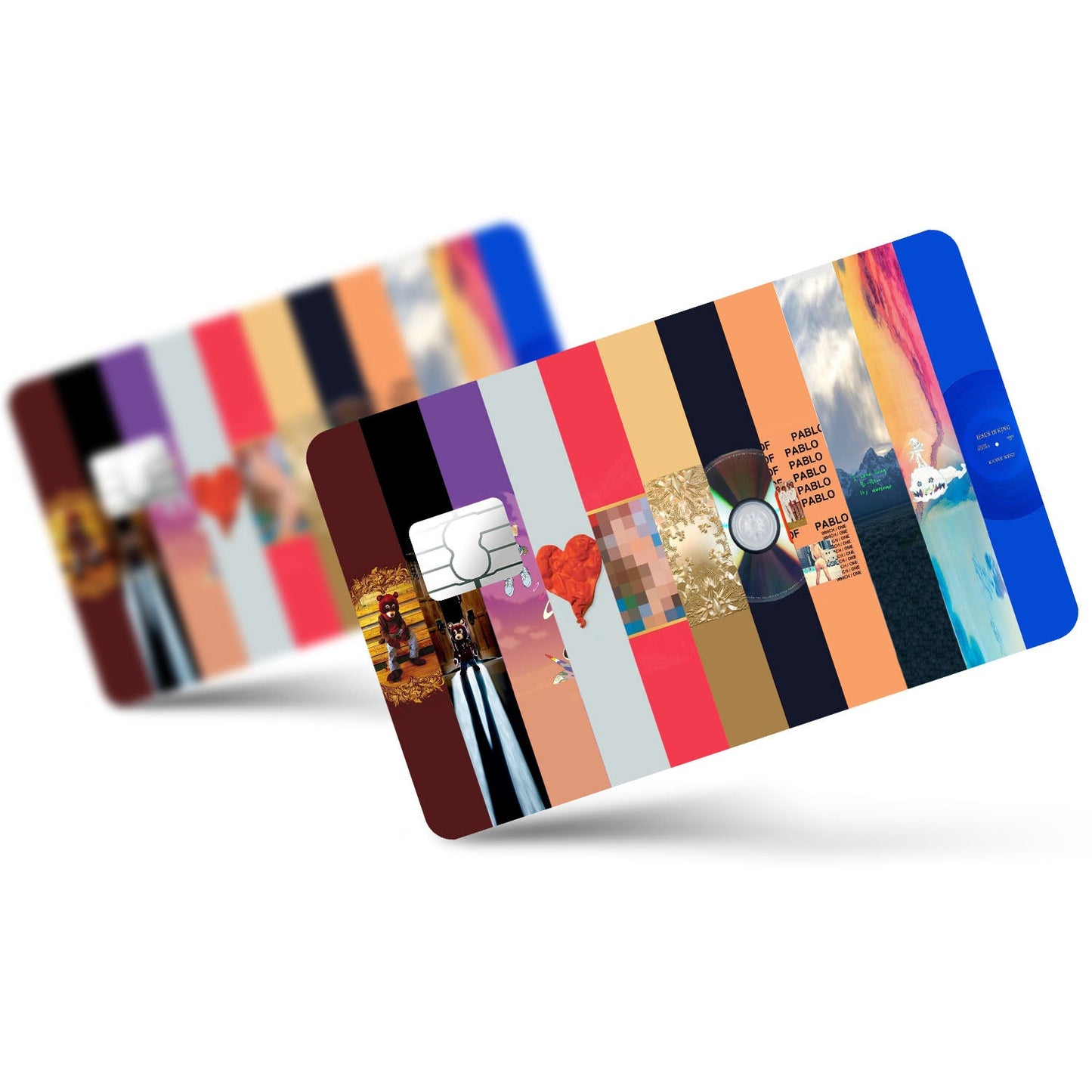 Flex Designs Credit Card Kanye West Albums Full Skins - Artist Credit Card & Debit Card Skin