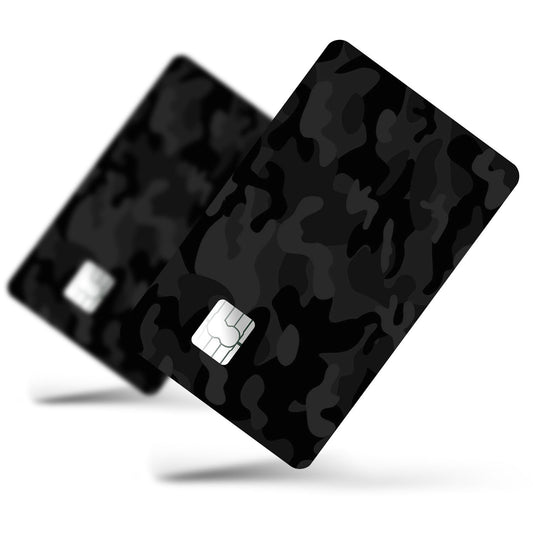 Flex Designs Credit Card Black Camo Full Skins - Pattern Credit Card & Debit Card Skin