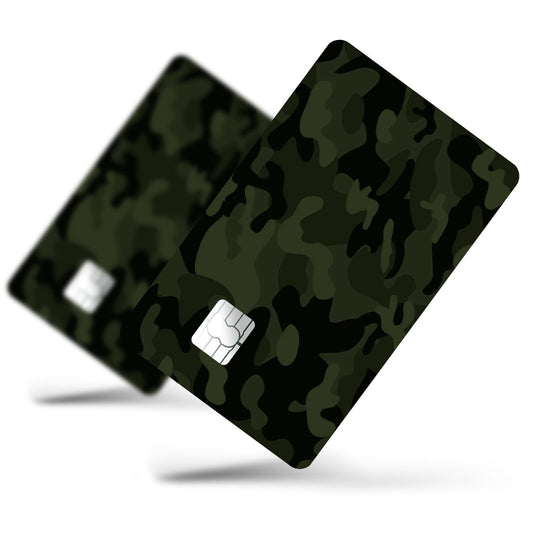 Flex Designs Credit Card Green Camo Full Skins - Pattern Credit Card & Debit Card Skin
