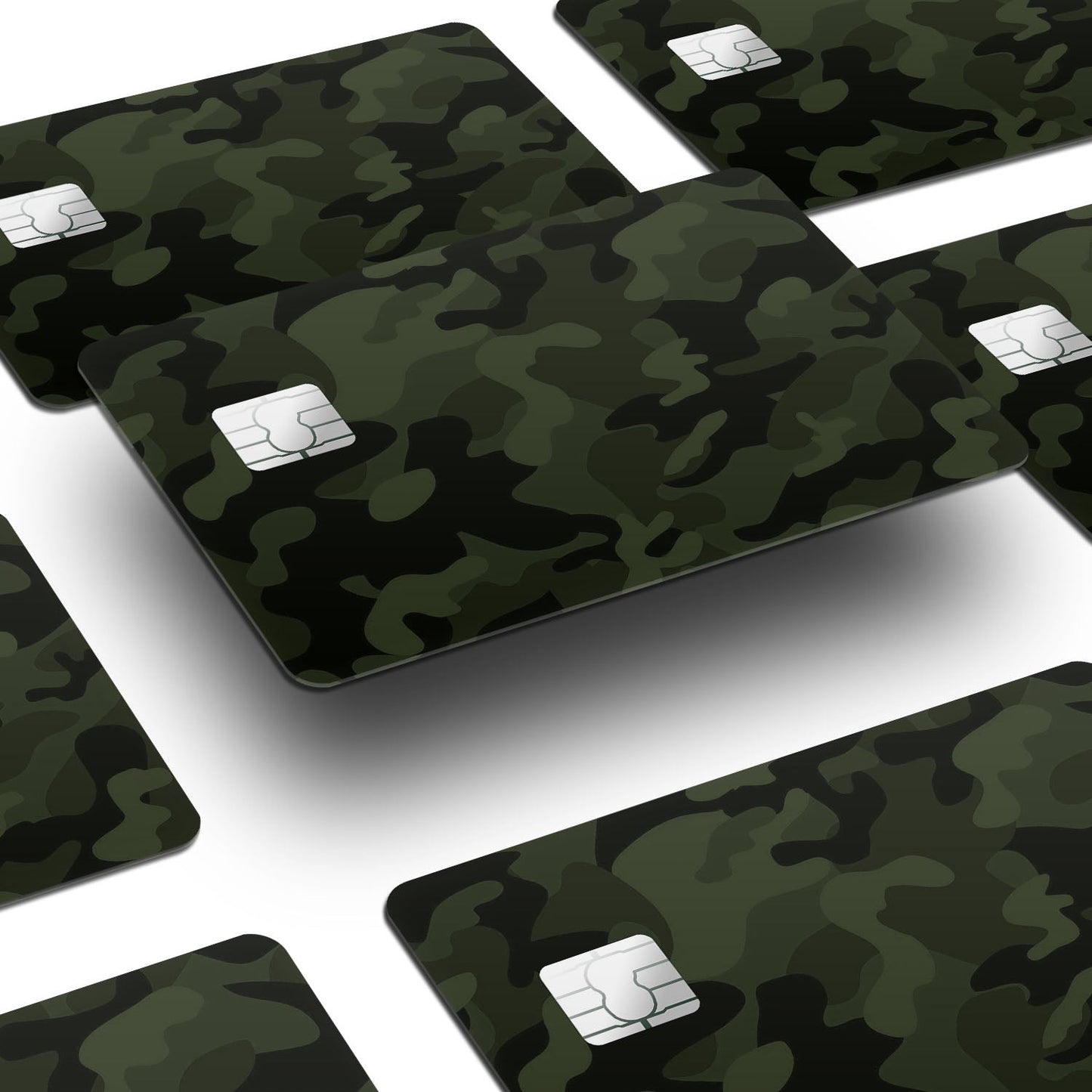 Flex Designs Credit Card Green Camo Window Skins - Pattern Credit Card & Debit Card Skin