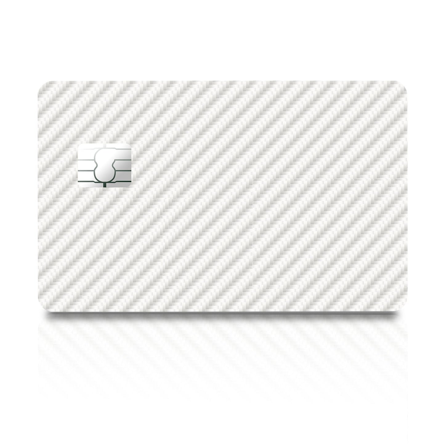 Flex Designs Credit Card White Carbon Fibre Full Skins - Pattern Credit Card & Debit Card Skin