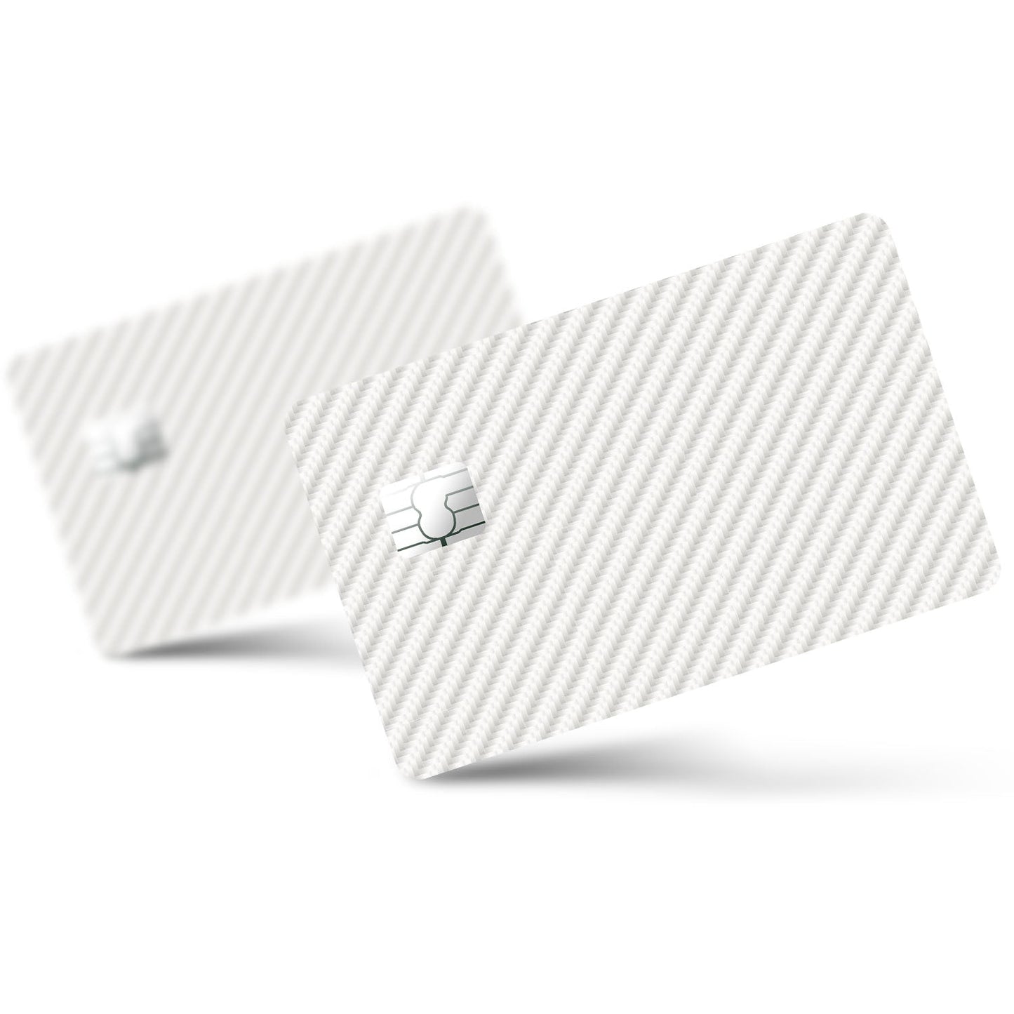 Flex Designs Credit Card White Carbon Fibre Full Skins - Pattern Credit Card & Debit Card Skin