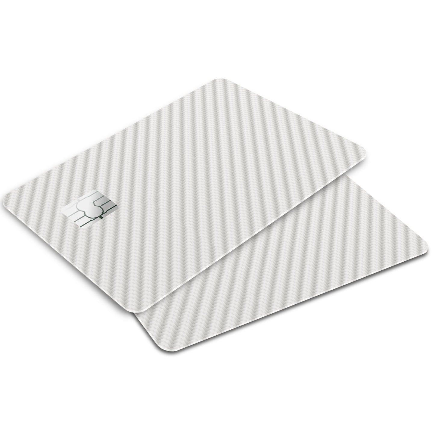 Flex Designs Credit Card White Carbon Fibre Window Skins - Pattern Credit Card & Debit Card Skin