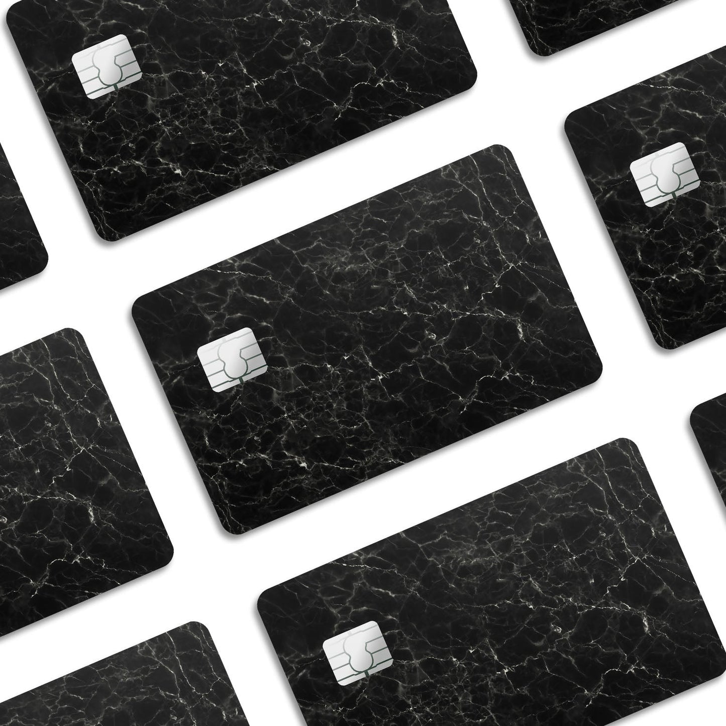 Flex Designs Credit Card Black Marble Window Skins - Pattern Credit Card & Debit Card Skin