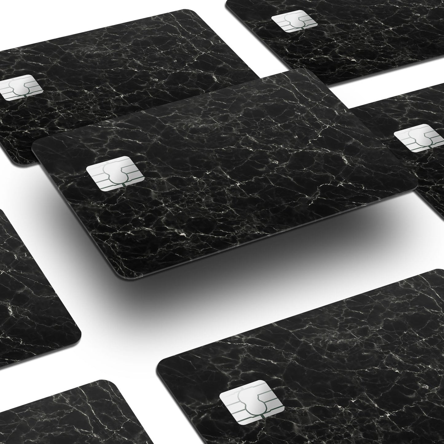 Flex Designs Credit Card Black Marble Window Skins - Pattern Credit Card & Debit Card Skin