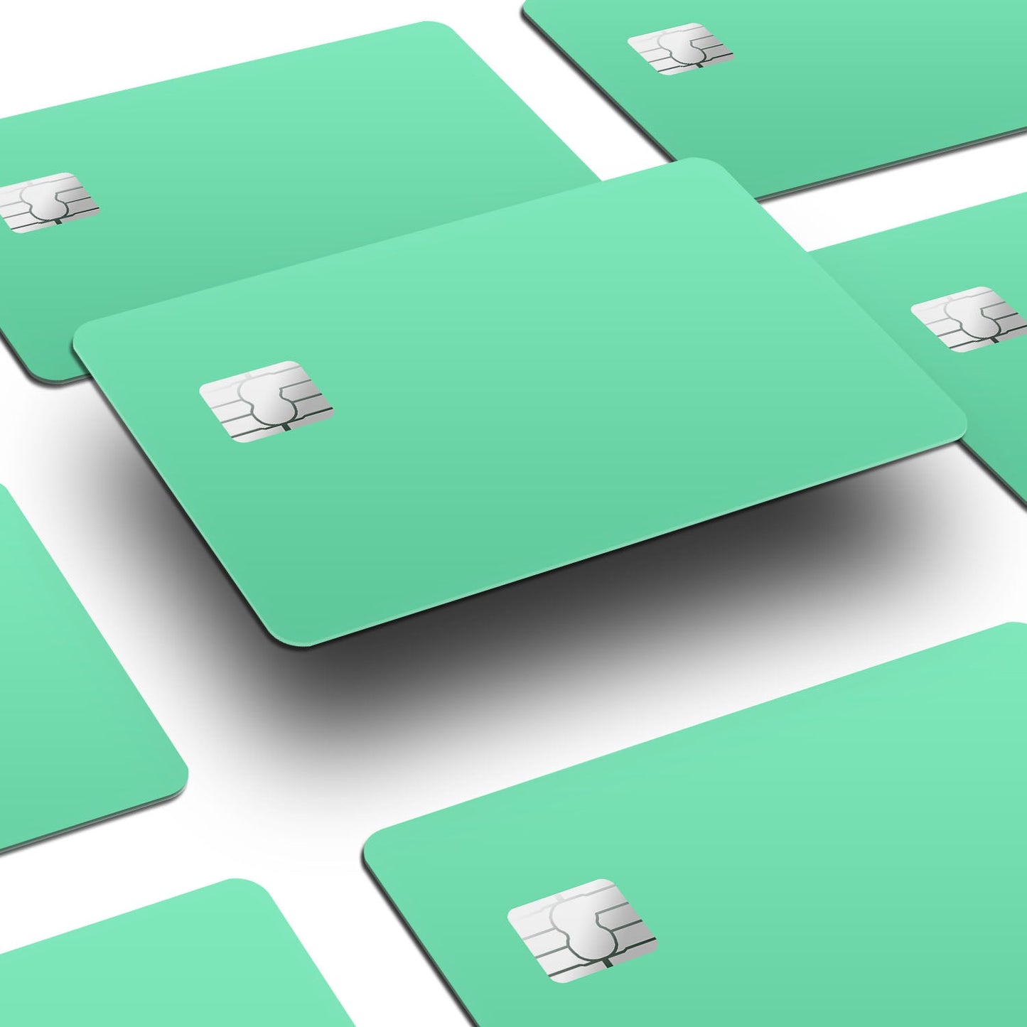 Flex Designs Credit Card Seafoam Window Skins - Pattern Credit Card & Debit Card Skin