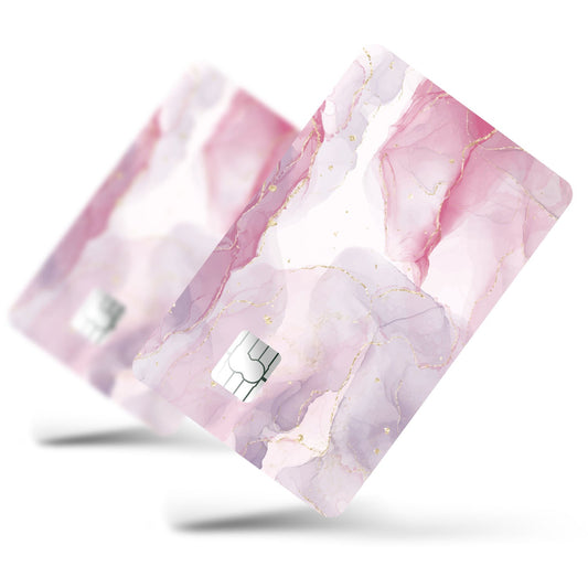 Flex Designs Credit Card Pink Alcohol Ink Full Skins - Pattern Credit Card & Debit Card Skin