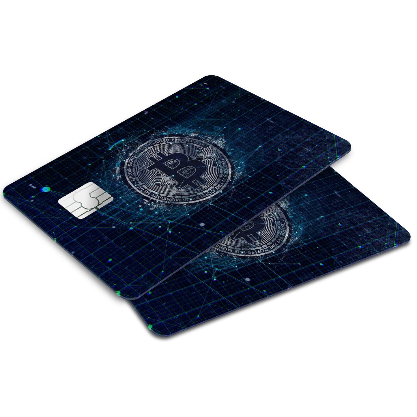 Flex Designs Credit Card Bitcoin Concept Art Window Skins - Meme Credit Card & Debit Card Skin