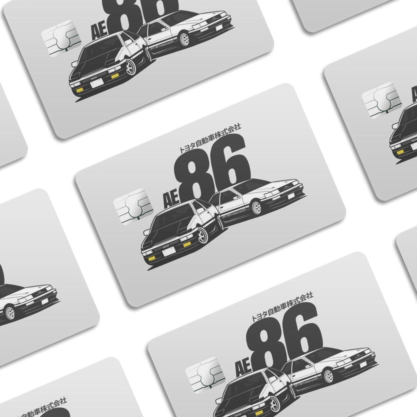 Flex Designs Credit Card AE86 Window Skins - Cars Credit Card & Debit Card Skin