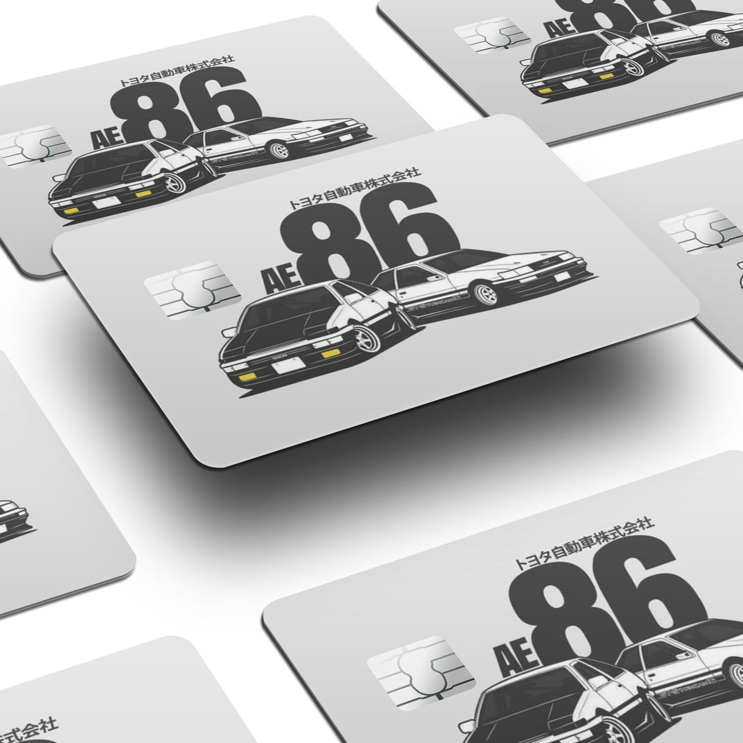 Flex Designs Credit Card AE86 Window Skins - Cars Credit Card & Debit Card Skin