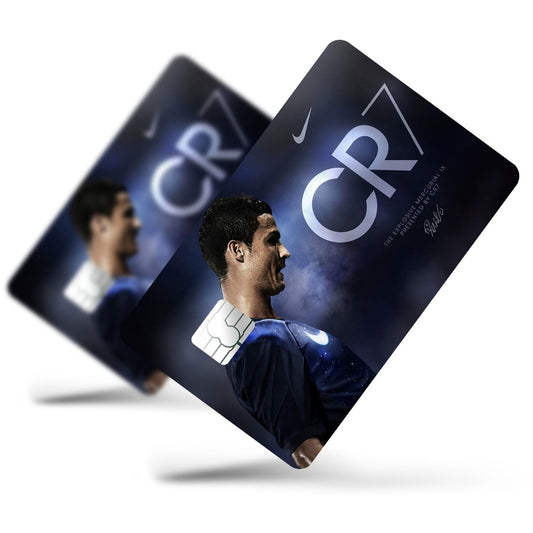 Flex Designs Credit Card Cristiano Ronaldo CR7 Full Skins - Sports Soccer Credit Card & Debit Card Skin