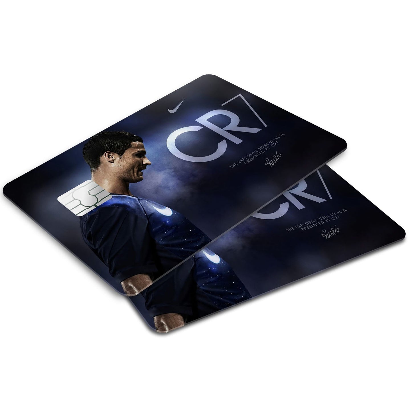 Flex Designs Credit Card Cristiano Ronaldo CR7 Window Skins - Sports Soccer Credit Card & Debit Card Skin