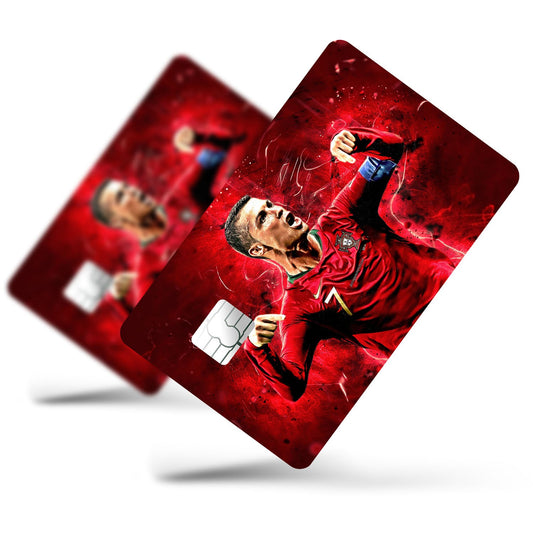 Flex Designs Credit Card Ronaldo Portugal National Team Full Skins - Sports Soccer Credit Card & Debit Card Skin