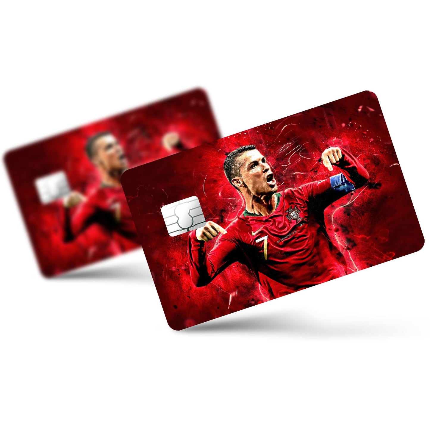 Flex Designs Credit Card Ronaldo Portugal National Team Full Skins - Sports Soccer Credit Card & Debit Card Skin